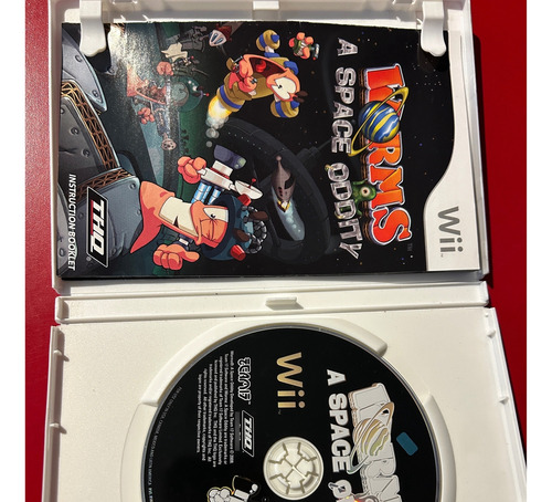 Worms A Space Oddity Nintendo Wii Oldskull Games (Usado)
