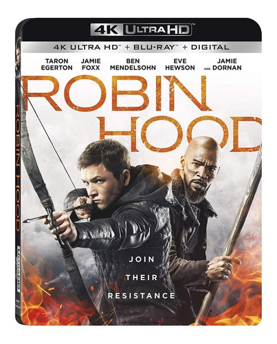 4k Ultra Hd + Blu-ray Robin Hood (2018)