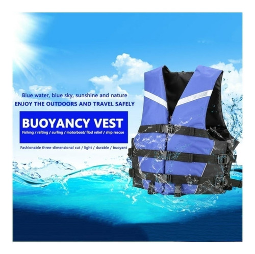 Chaleco Salvavidas Universal Unisex Con Silbato De Ayuda