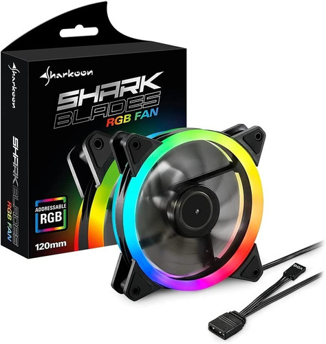 Fan Cooler Gamer Mining Minero Led Rgb Pc Cpu 120mm