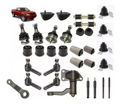 Kit Suspensão Nissan Frontier 2.8 2003 A 2007 4x4 - 32 Peças