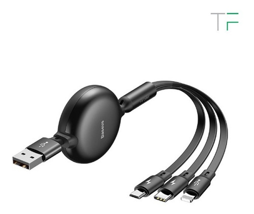 Cable Usb 3 En 1 Tipo C Micro Usb Light. ¡entrega Inmediata!