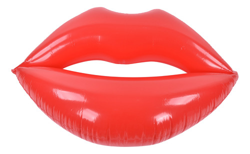 Cama Flotante Red Lips Engrosada Y Aumentada De Pvc, Color R