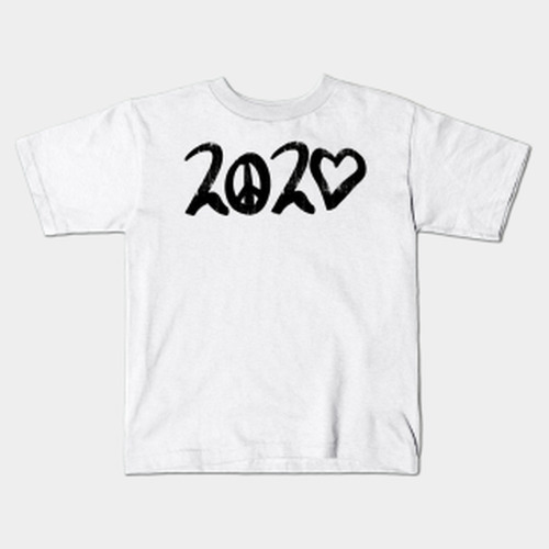 Remera Blanca Año Nuevo 2020 Bichos Mod A7