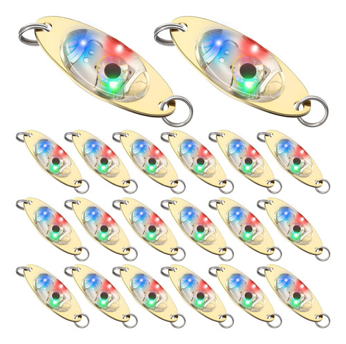 Señuelos De Pesca Led, Cucharas De Pesca Subacuáticas...