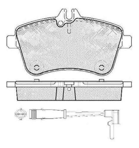 Pastilla De Freno Mercedes Benz Clase B 2.0 180-200 Turbo-cd