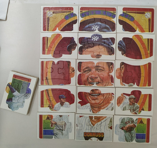 Cartas Baseball Diamond King Puzzle Babe Rut Vintage