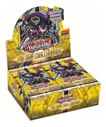 Caixa De Cartas Yugioh The New Challengers 1a Edição Booster