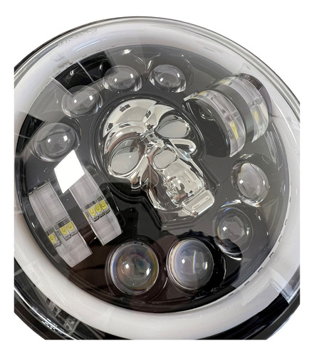 Optico Led Ojo De Angel 5 Colores + Giro H4 Universal/jeep