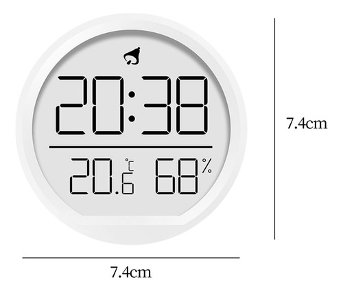 Reloj De Pared Digital, 2,9 Pulgadas, Reloj De Cabecera Con