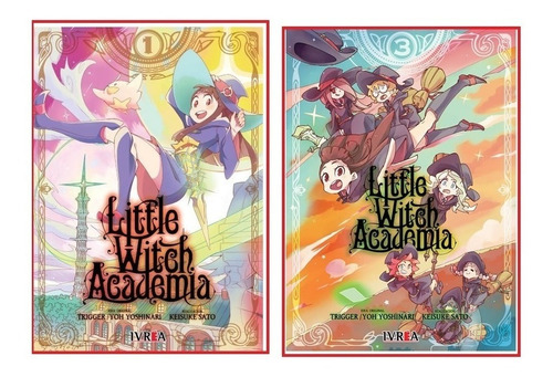 Combo Little Witch Academia 01 Y 03 - Manga - Ivrea