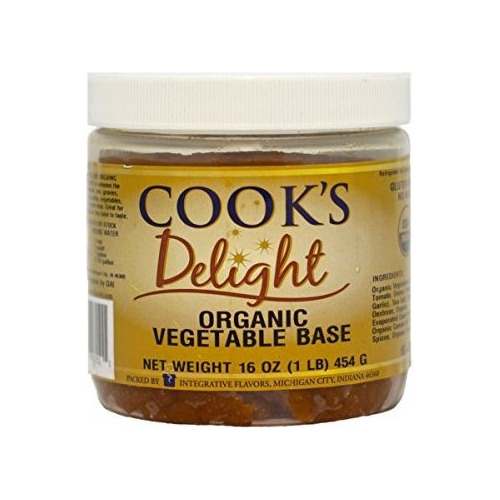 Base Orgánica Sopa De Verduras Por Cook Delight 1 Lb De La B