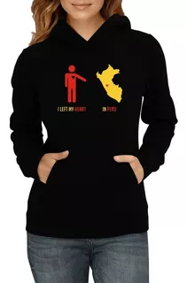 Idakoos Polera De Mujer I Left My Heart In Peru - Map