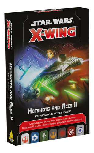 Star Wars X-wing 2ª Edición Juego De Miniaturas Hot Shots An