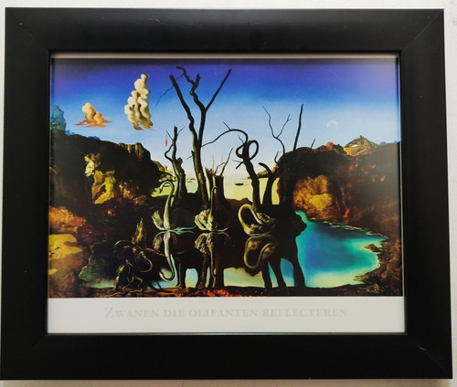 Dalí / Cisnes Que Se Reflejan Como Elefantes / 30 X 25 Cms