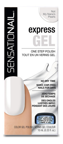 Sensationail Express Gel Polish, Not My Nana's Pearls, 0.33