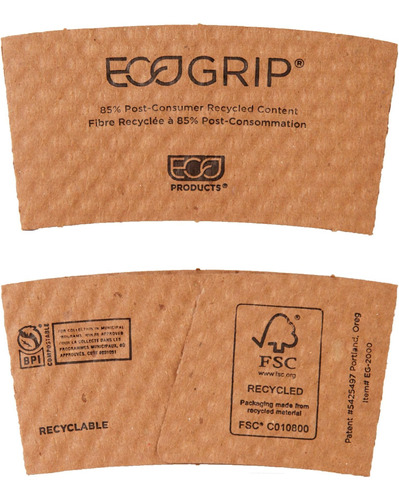 Eco-products Funda Desechable Ecogrip Para Tazas De Café Cal
