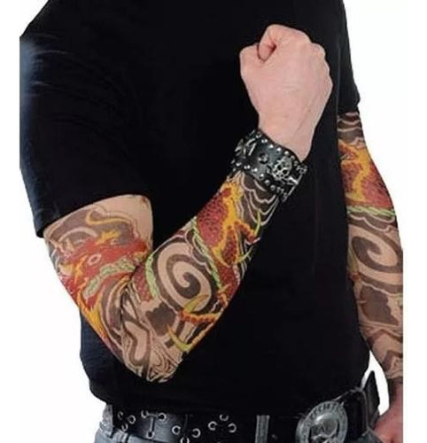 Fake Tattoo Sleeve Tatuagem Falsa Segunda Pele Manga