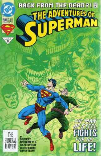 Superman-dc Usa-en Ingles-ejemplar Numero 500-1993