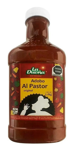 Salsa Adobo Al Pastor La Dueña 2.2 L, Tacos De Trompo 