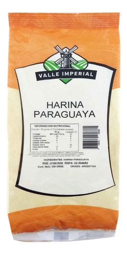 Harina Paraguaya 500 Gr Marca Valle Imperial