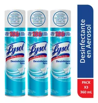 Comprar Lysol (3 Pack) Desinfectante Spray Pureza Algodón 360ml\u002F295g