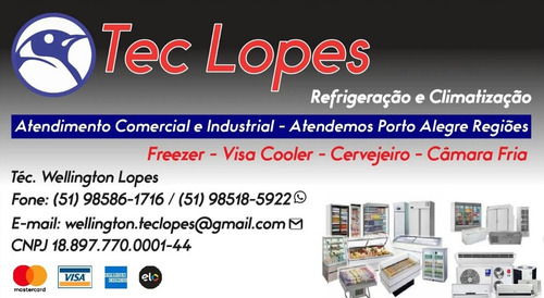 Imagem 1 de 1 de Refrigeração E Climatização Comercial E Residencial