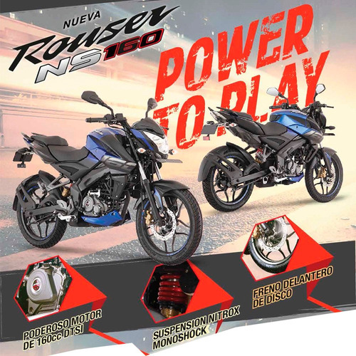 Moto Bajaj Pulsar Rouser Ns 160 0km Ahora 12