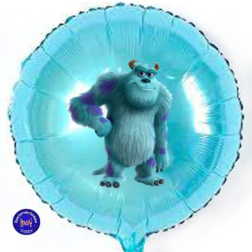 Combo De 4 Globos Monsters Inc  Monstruos Personajes