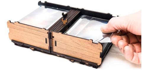 1x Caja Para Juego De Cartas Toma 6 Con Protector/fundas