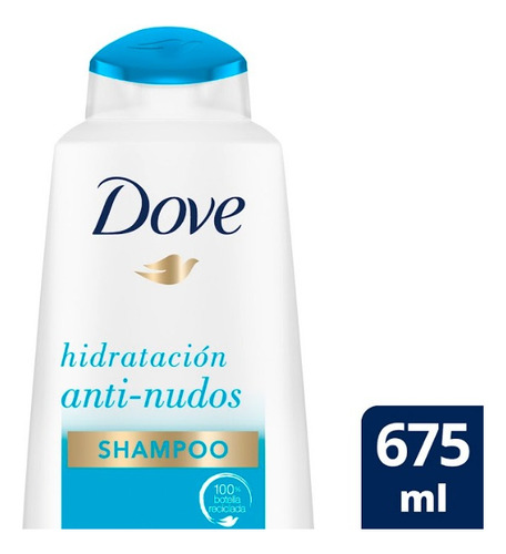 Shampoo Dove Hidratación Anti-nudos Mayor Suavidad 675 Ml