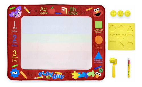 Juguete Juegos De Mesa Acuático Pizarrón Mágico Plaza Sésamo