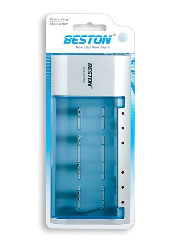 Cargador Beston Para Pilas Aa / Aaa / Tipo D / Tipo C / 9v 