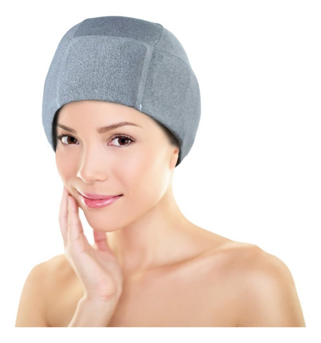 Gorro De Migraña Gris Terapia Hielo Dolor De Cabeza