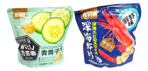 Papas Fritas Chinas Botana Sabor Camarón Y Pepino Snack