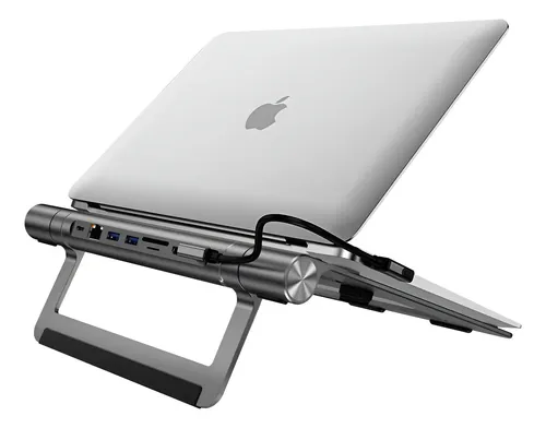 Soporte Para Computadora Portátil,8 In 1 Usb Docking Station