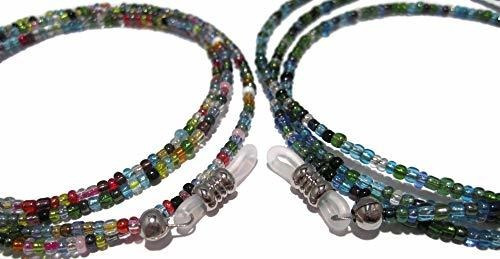 Cadena Para Lentes - Set Of 2 Beaded Eyeglass Chains - Peaco