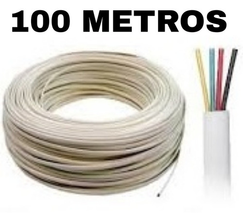 Cable Multipar 4 Hilos Portero Alarma 2 Pares Rollo 100mts
