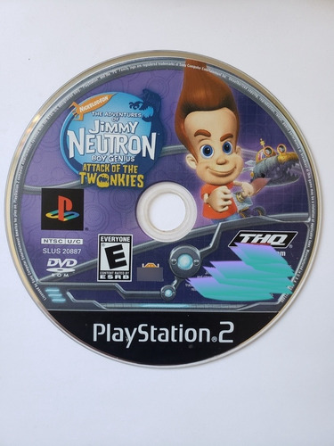 Jimmy Neutronboy Genius Ps2 Solo Disco (Usado)
