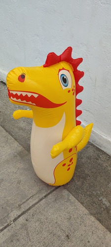 Mono Porfiado Inflable Grande 91cms Boxeo Niño Dinosaurio Am