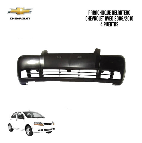 Parachoque Delantero Chevrolet Aveo 4 Puertas 2006/2010