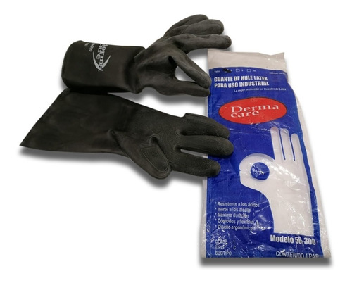 Guantes Quimicos Derma Care 56-300 Talla 8 Paquete 2 Pares