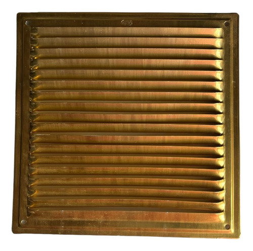 Rejilla Plana De Ventilación Aluminio Anodizado Dorado (Usado)