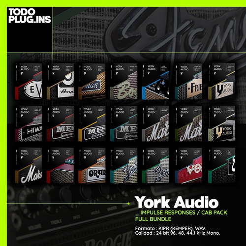 Imagen 1 de 3 de Impulse Responses - York Audio Full Bundle - Todoplugins.