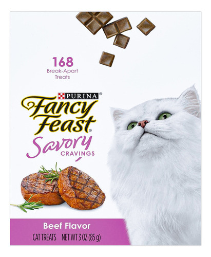 Premios Gato Purina Fancy Feast Savory Cravings Beef 85g