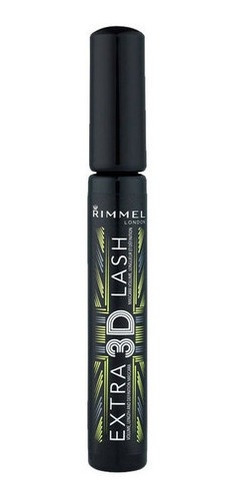 Imagen 2 de 5 de Mascara De Pestañas Rimmel Extra 3d Lash 003 Extreme Black