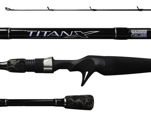 Vara Carretilha Marine Sports Titan X 9'0, 2,74 m 20-40 libras, 2 peniques