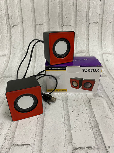 Tonbux 2.0 Mini Altavoz Computadora Cable Usb Carga Plastico