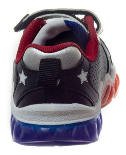 Zapatillas Footy Niños Mickey Con Luz Led Al Pisar Art Mic20