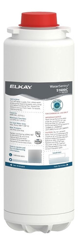 Elkay 51600c Watersentry Plus Filtro De Repuesto De Alta Cap